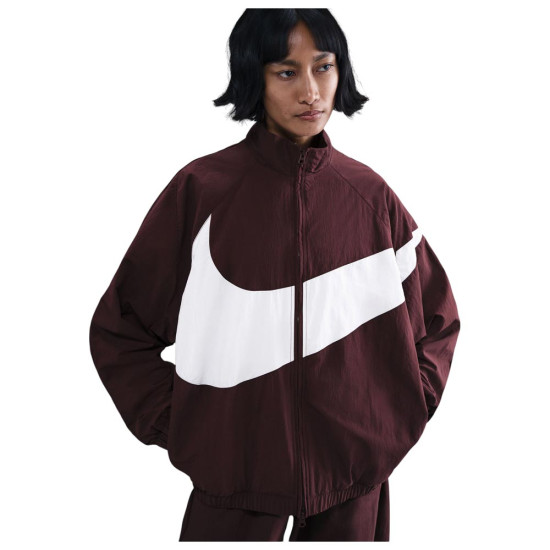 Nike Γυναικείο μπουφάν Logo Oversized Woven Track Jacket Nike Γυναικείο μπουφάν Logo Oversized Woven Track Jacket